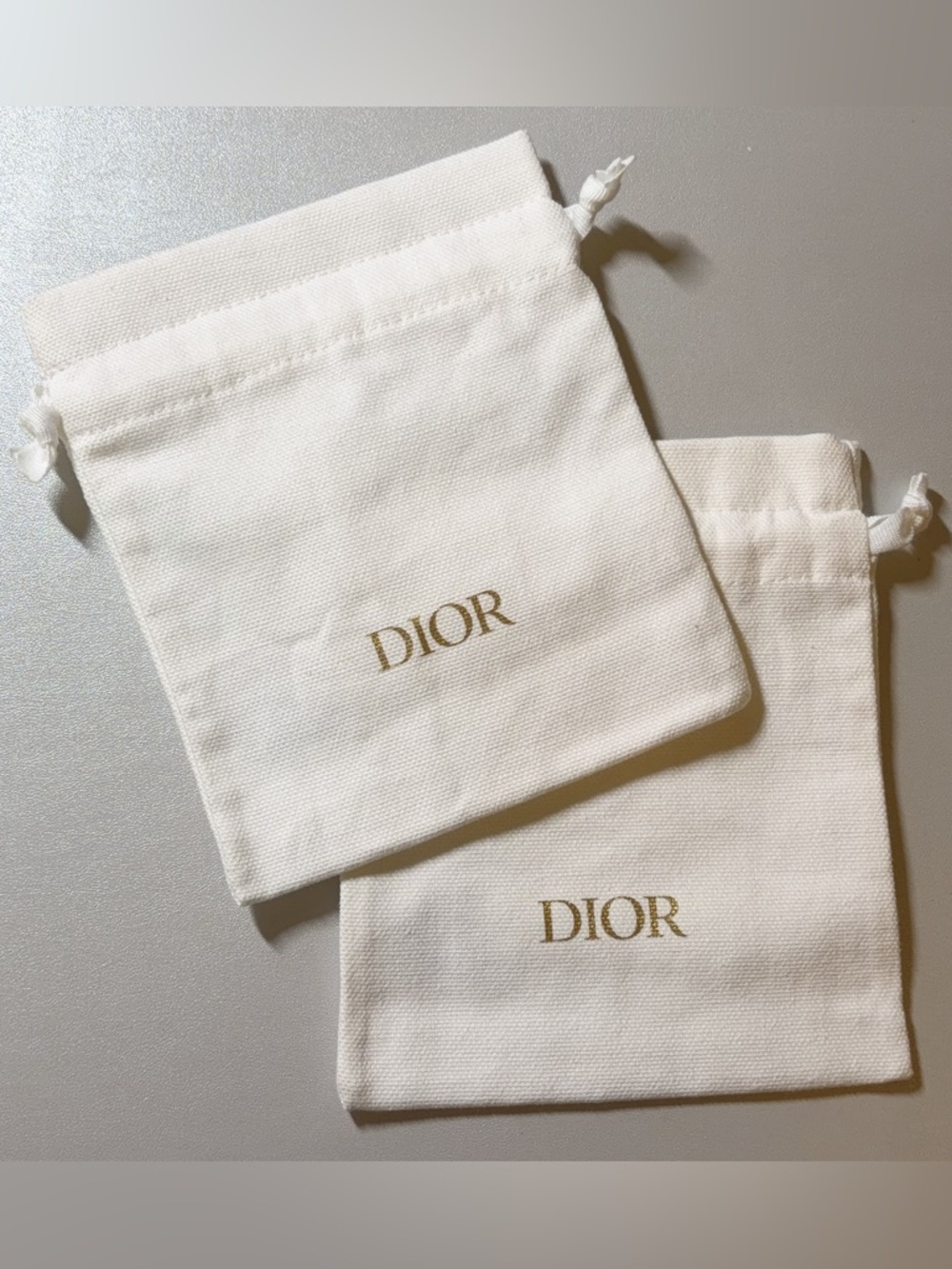 Set of 2 Dior Drawstring Bag